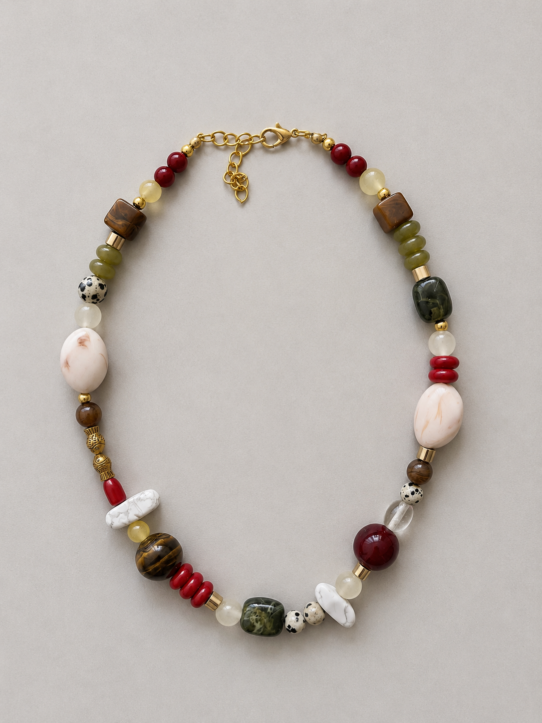 Colorful beaded necklace