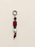 Boho Beaded Keychain Colorful Bag Charm