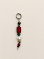Boho Beaded Keychain Colorful Bag Charm
