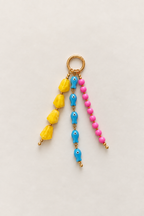 Pink & Blue Fish Charm