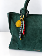 Yellow Stone Bag Charm