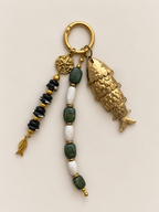Green & Black Fish Charm