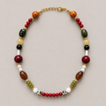 Colorful Boho Beaded Necklace