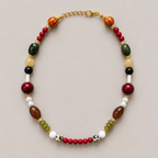 Colorful Boho Beaded Necklace