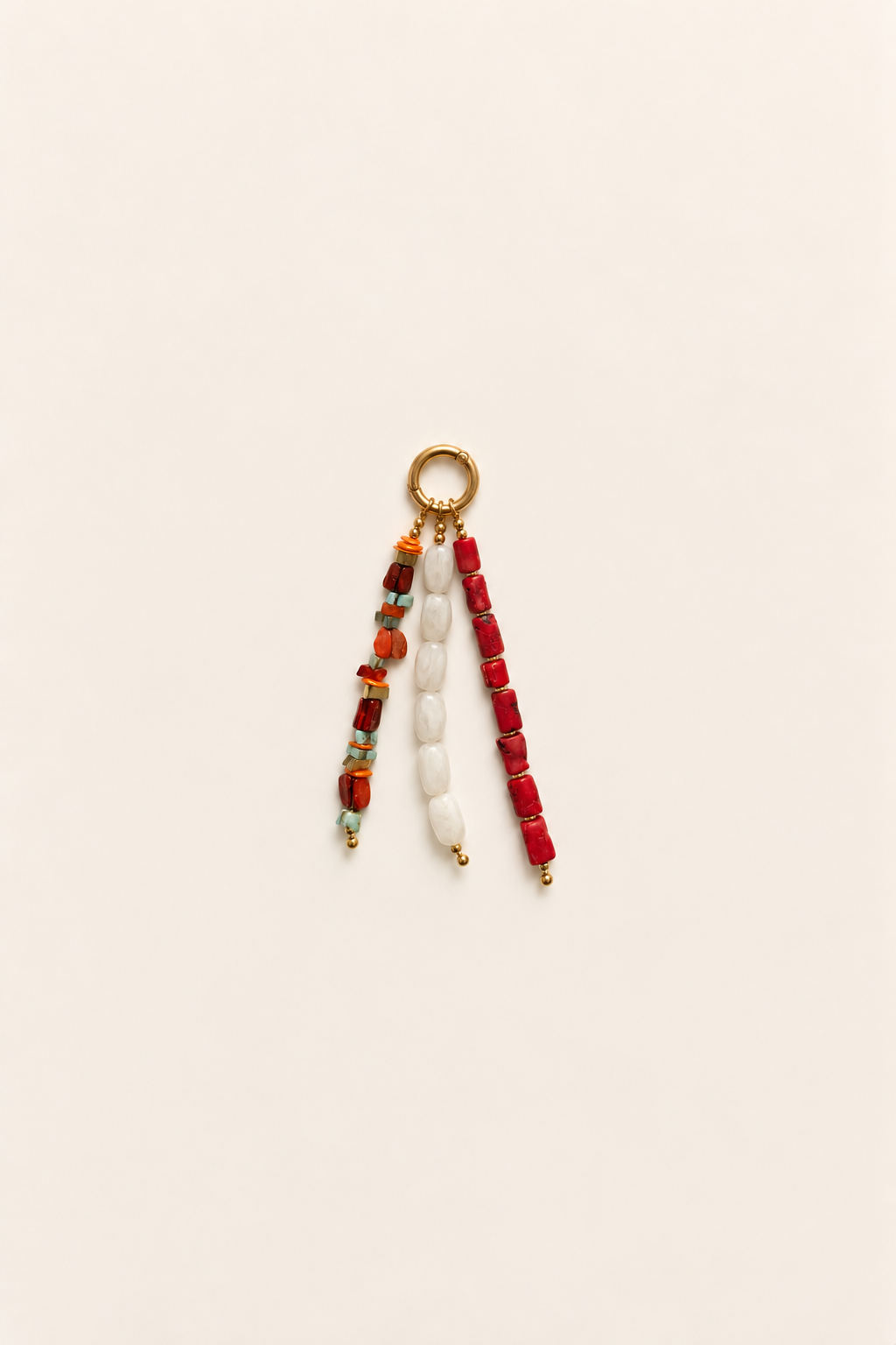 Red & White Triple Strand