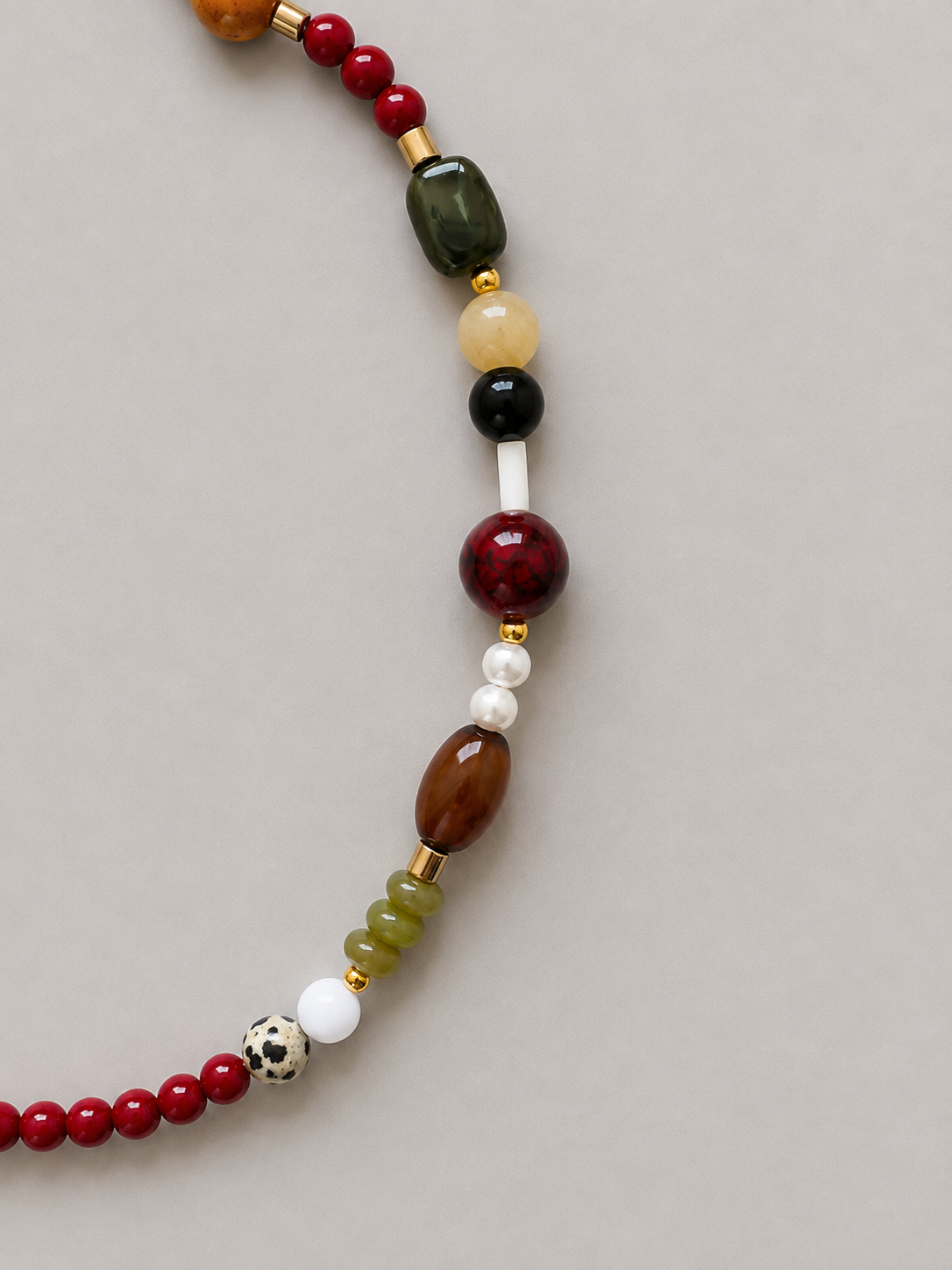 Colorful Boho Beaded Necklace
