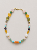 Colorful Gemstone Beaded Necklace