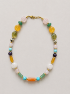 Colorful Gemstone Beaded Necklace