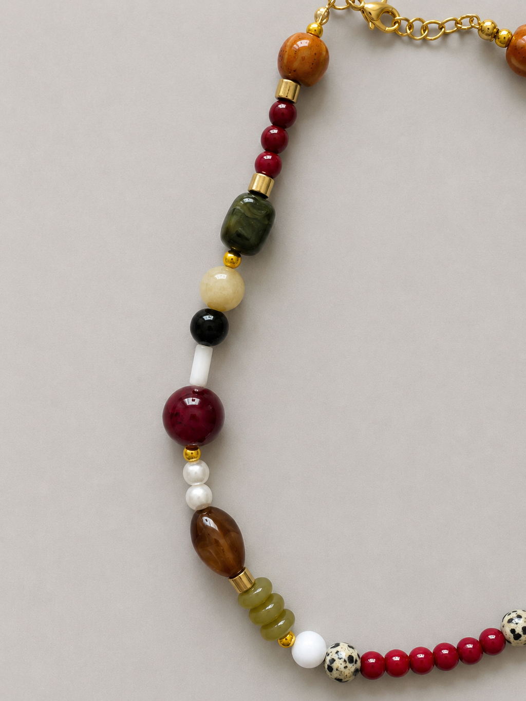 Colorful Boho Beaded Necklace