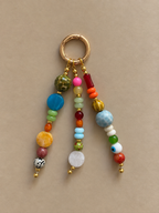 Colorful Boho Beaded Keychain Evil Eye Bag Charm