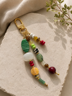 Green Triple Strand Charm