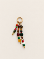 Earthy Beaded Bag Charm