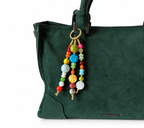 Colorful Boho Beaded Keychain Evil Eye Bag Charm