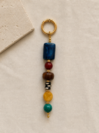 Boho Beaded Keychain Multicolor Bag Charm