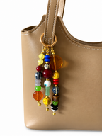 Colorful Boho Beaded Keychain Evil Eye Bag Charm