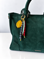 Yellow Stone Bag Charm
