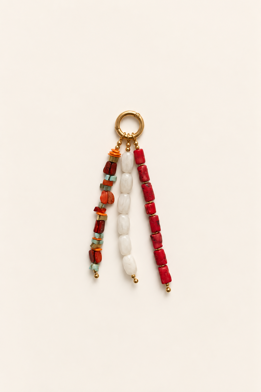 Red & White Triple Strand