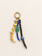 Yellow Blue Black Triple Strand