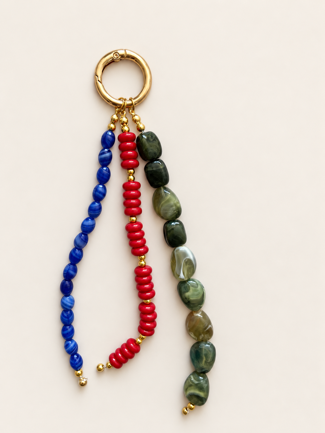 Green Red Blue Triple Strand