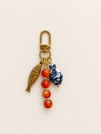 Orange Fish Charm