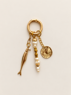 Pearl Fish Charm