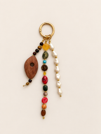 Pearl & Wood Charm